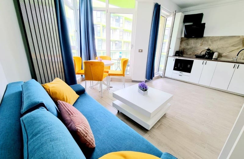 Аренда комфортной студии, 48 м², Мамаия, Констанца, Румыния